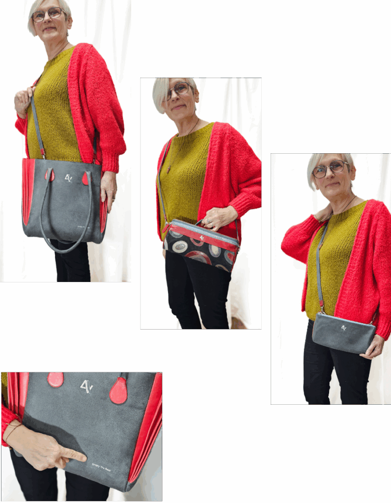 A bespoke handcrafted leather handbag that fits her perfectly.