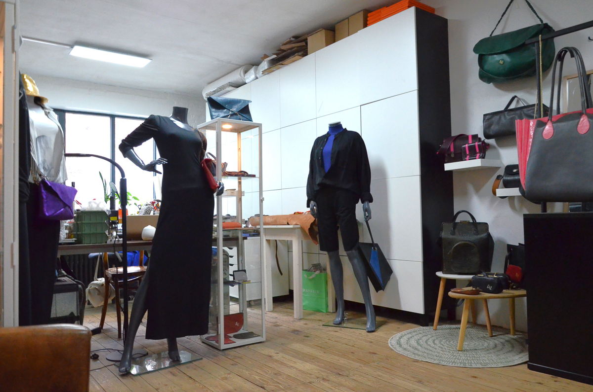 Brussels atelier boutique Atelier boutique of An Vandenberk in Schaerbeek Brussels where corporate commissions are developed